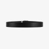 Men Givenchy Belts | Gentleman Belt In 4G Classic Leather Black