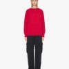 Women Givenchy Knitwear | 4G Sweater In Curly Cashmere And Silk Cyclamen