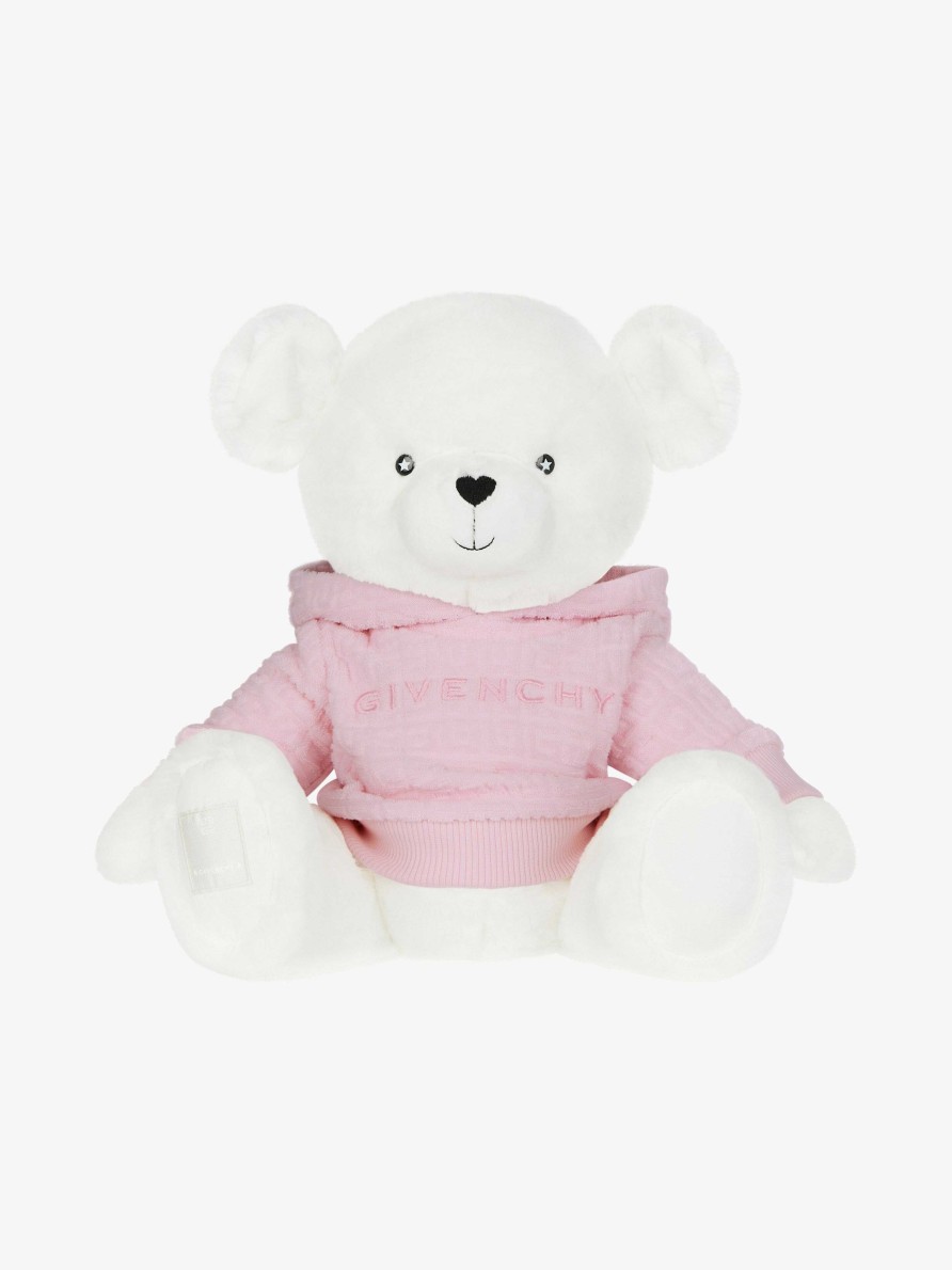 Men Givenchy Boy (4 To 12 Years) | Givenchy Teddy Bear In Faux Fur Light Pink