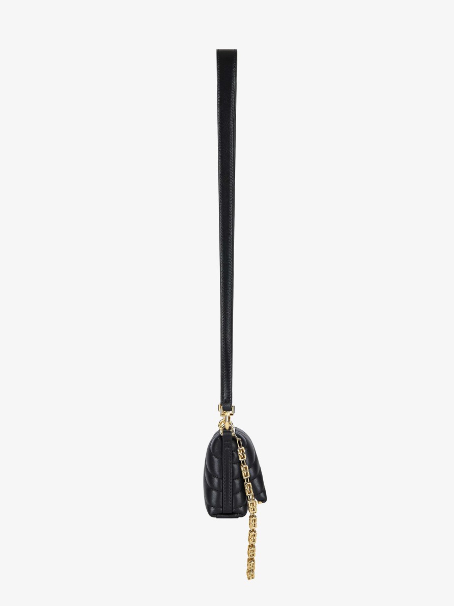 Women Givenchy 4G | Micro 4G Soft Bag In Quilted Leather Black