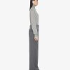 Women Givenchy Knitwear | Turtleneck Sweater In Cashmere And Silk Silvery Grey