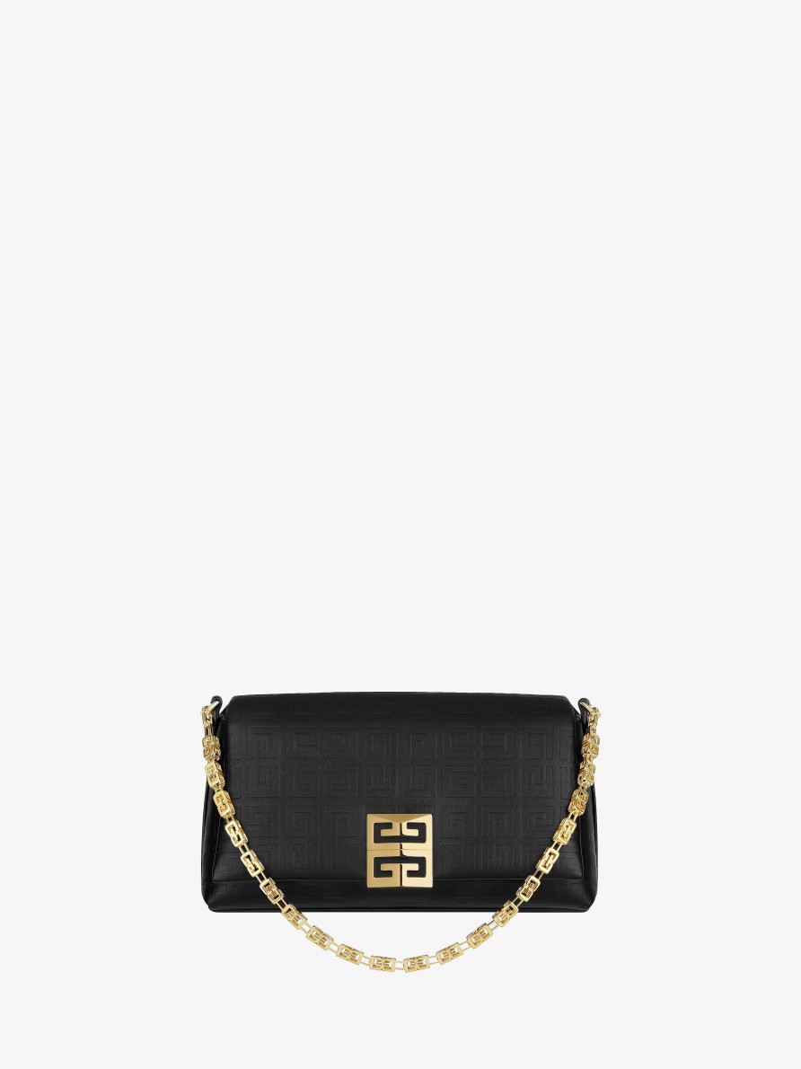 Women Givenchy 4G | Small 4G Soft Bag In 4G Leather Black