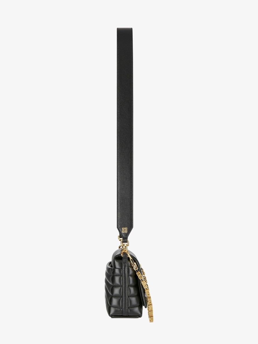 Women Givenchy 4G | Small 4G Soft Bag In Quilted Leather With Chain Black