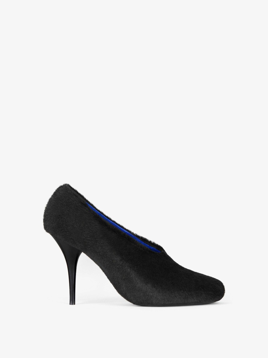 Women Givenchy Heels | Show Pumps In Lamb Hair Black