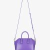 Women Givenchy Antigona | Mini Antigona Bag In Box Leather Purple Dahlia