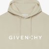 Men Givenchy Sweatshirts & Hoodies | Givenchy Archetype Slim Fit Hoodie In Fleece Clay