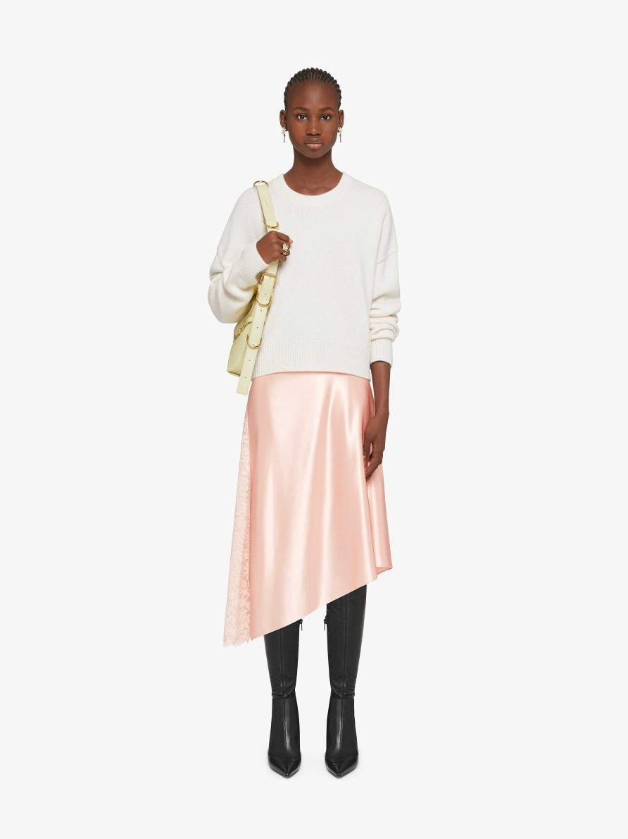 Women Givenchy Knitwear | Sweater In Cashmere Ivory