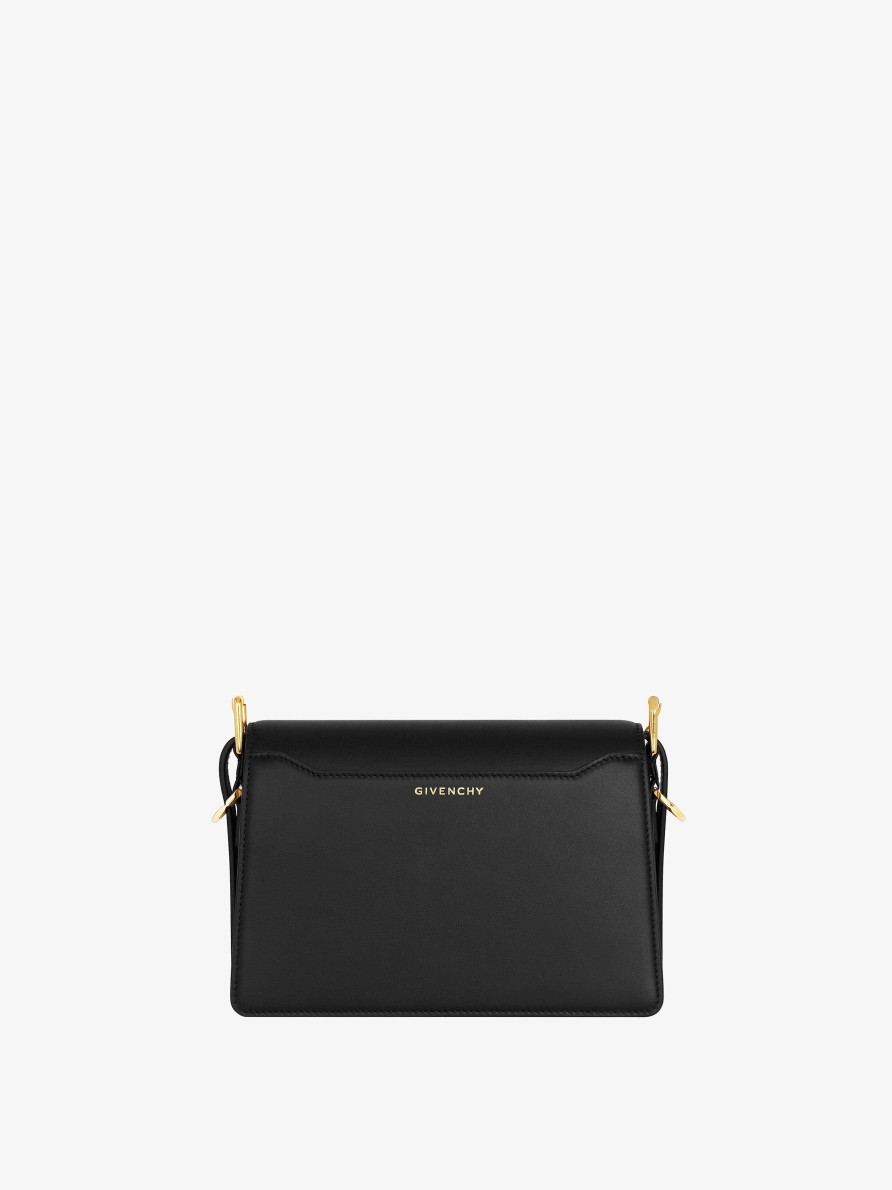 Women Givenchy 4G | Medium 4G Crossbody Bag In Box Leather Black