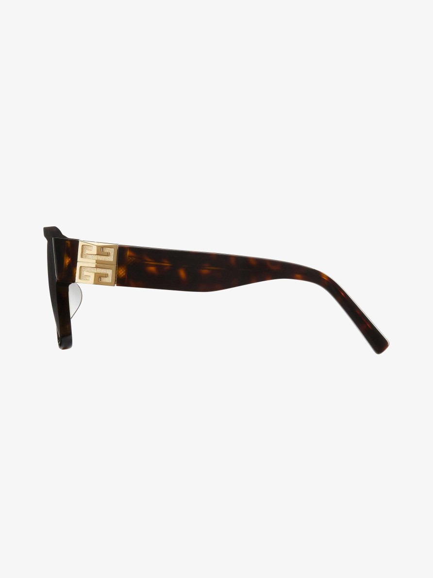 Men Givenchy Sunglasses | 4G Unisex Sunglasses In Acetate Havanna