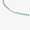 Men Givenchy Jewelry | 4G Crystal Necklace In Metal With Crystals Turquoise