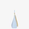 Women Givenchy Shoulder Bags | Small Moon Cut Out Bag In Canvas With Chain Cloud Blue