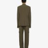 Men Givenchy Jackets & Coats | Slim Fit Jacket In Wool Khaki