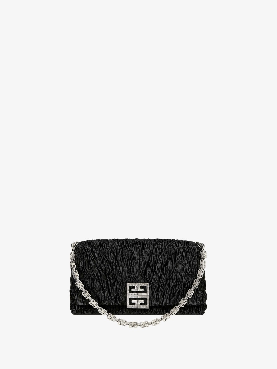 Women Givenchy 4G | Small 4G Soft Bag In Satin Black