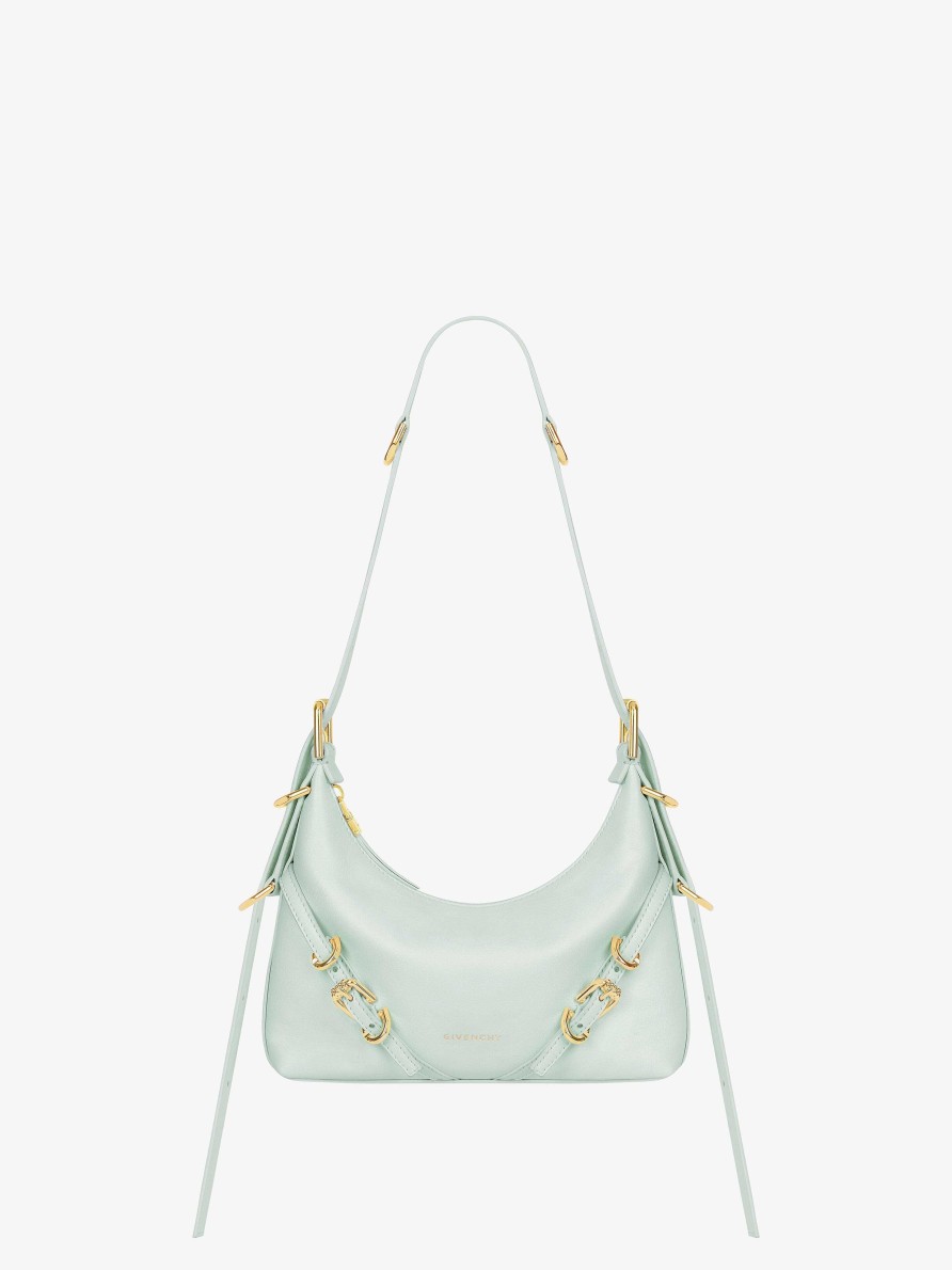 Women Givenchy Voyou | Mini Voyou Bag In Leather Celadon