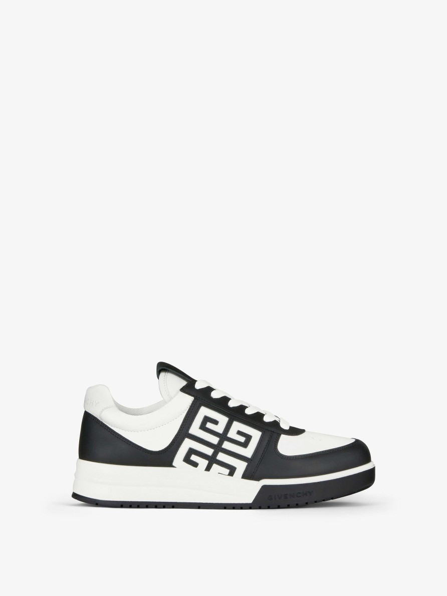 Women Givenchy Sneakers | G4 Sneakers In Leather Black/White