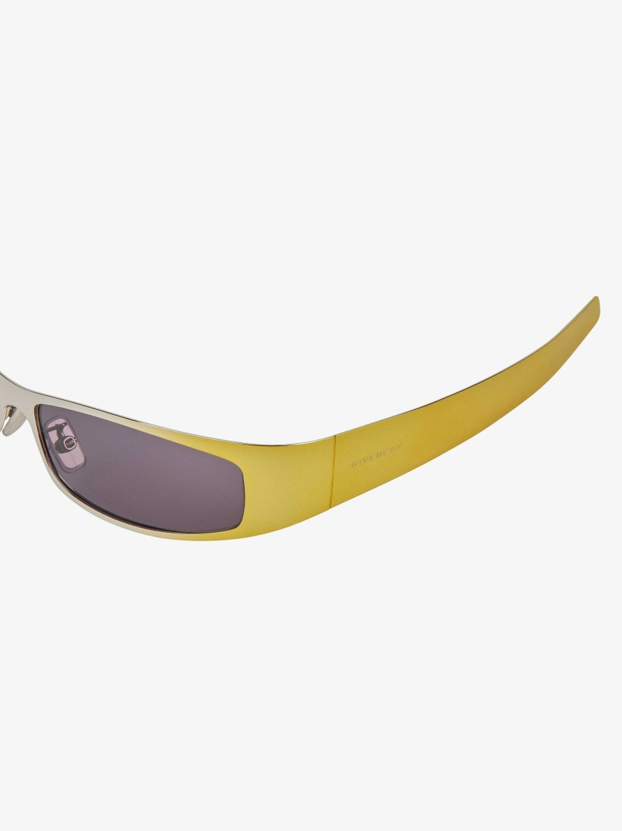 Women Givenchy Sunglasses | G Scape Sunglasses In Metal Dark Yellow