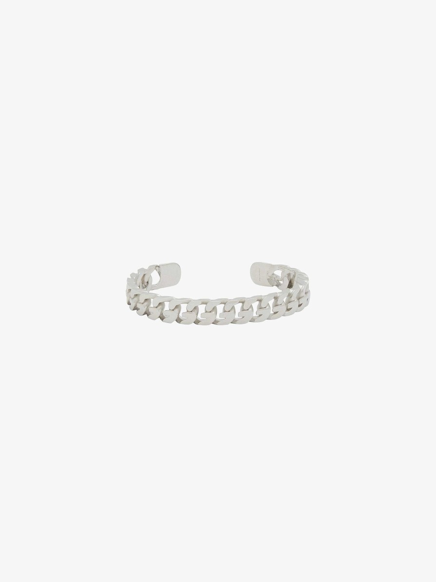 Women Givenchy Jewelry | G Chain Bracelet In Metal Silvery