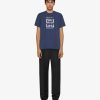 Men Givenchy T-Shirts | 4G Stars Slim Fit T-Shirt In Cotton Deep Blue