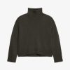 Men Givenchy Knitwear | Oversized Turtleneck Sweater In Cashmere Military Green