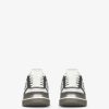 Women Givenchy Sneakers | G4 Sneakers In Laminated Leather White/Silvery