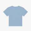 Women Givenchy Girl (4 To 12 Years) | T-Shirt In Embroidered Cotton Sky Blue