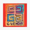 Women Givenchy Scarves | Givenchy 4G Scarf In Silk With Stencil Effect Multicolored