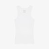 Men Givenchy T-Shirts | Extra Slim Fit Tank Top In Cotton White