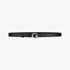 Women Givenchy Belts | Belt In Leather With G-Chain Buckle Black