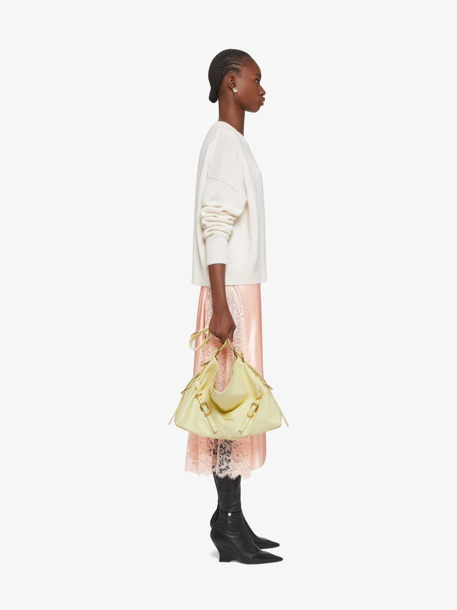 Women Givenchy Skirts | Skirt In Satin And Lace Blush Pink