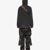 Men Givenchy Sweatshirts & Hoodies | Hoodie In Double Face Wool And Cashmere Dark Grey