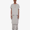 Men Givenchy Pants | Skirt In Fleece Light Grey Melange