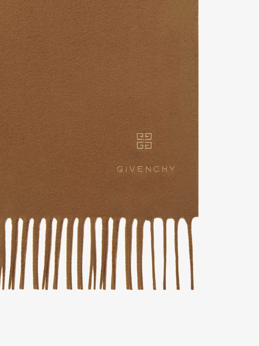 Men Givenchy Scarves & Ties | Scarf In Cashmere Havanna