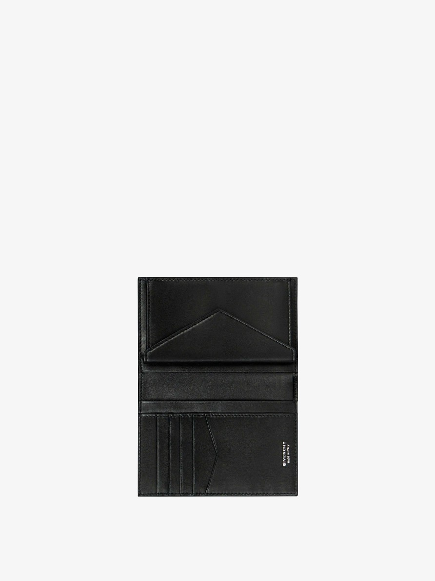 Women Givenchy Small Leather Goods | Voyou Wallet In Leather Black