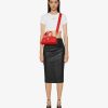 Women Givenchy Antigona | Mini Antigona Stretch Bag In Box Leather Red