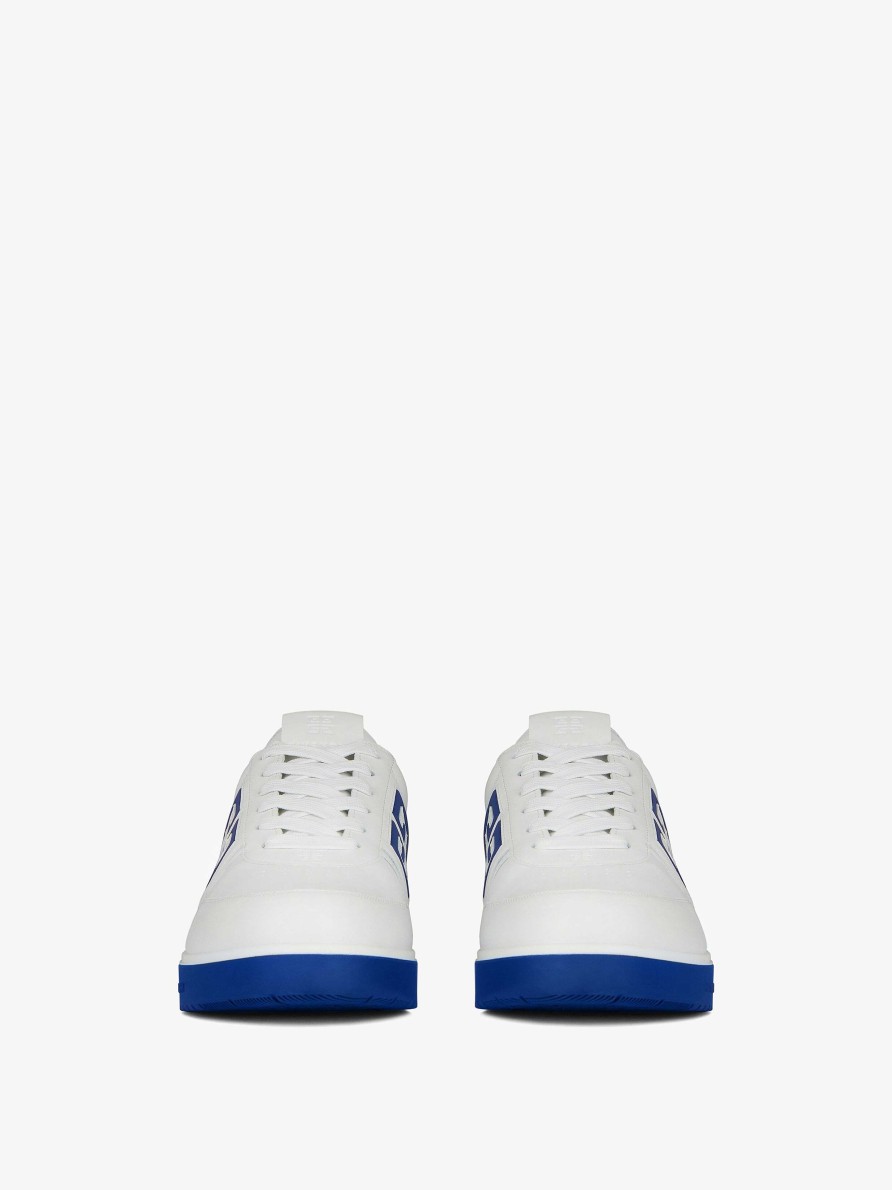 Men Givenchy G4 | G4 Sneakers In Leather White/Blue