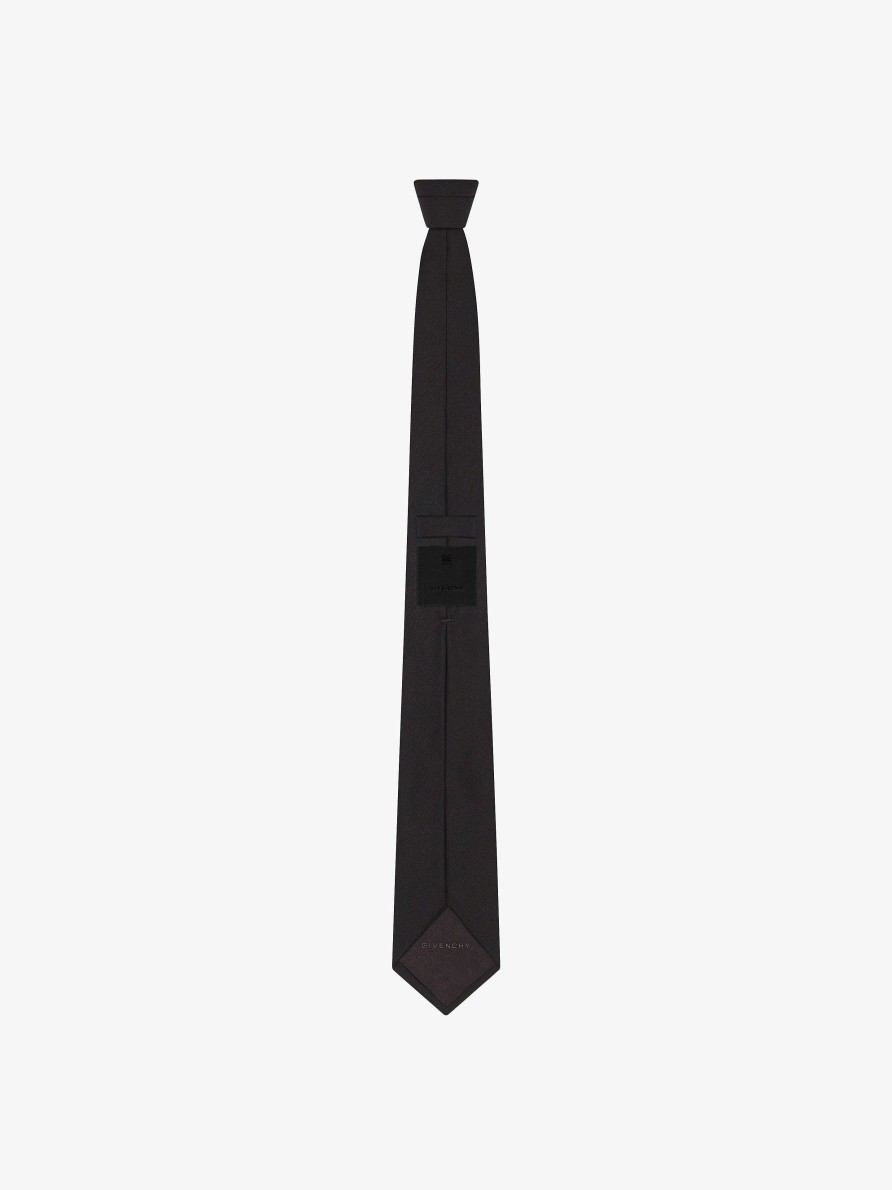 Men Givenchy Scarves & Ties | Napoli Tie In Silk Black