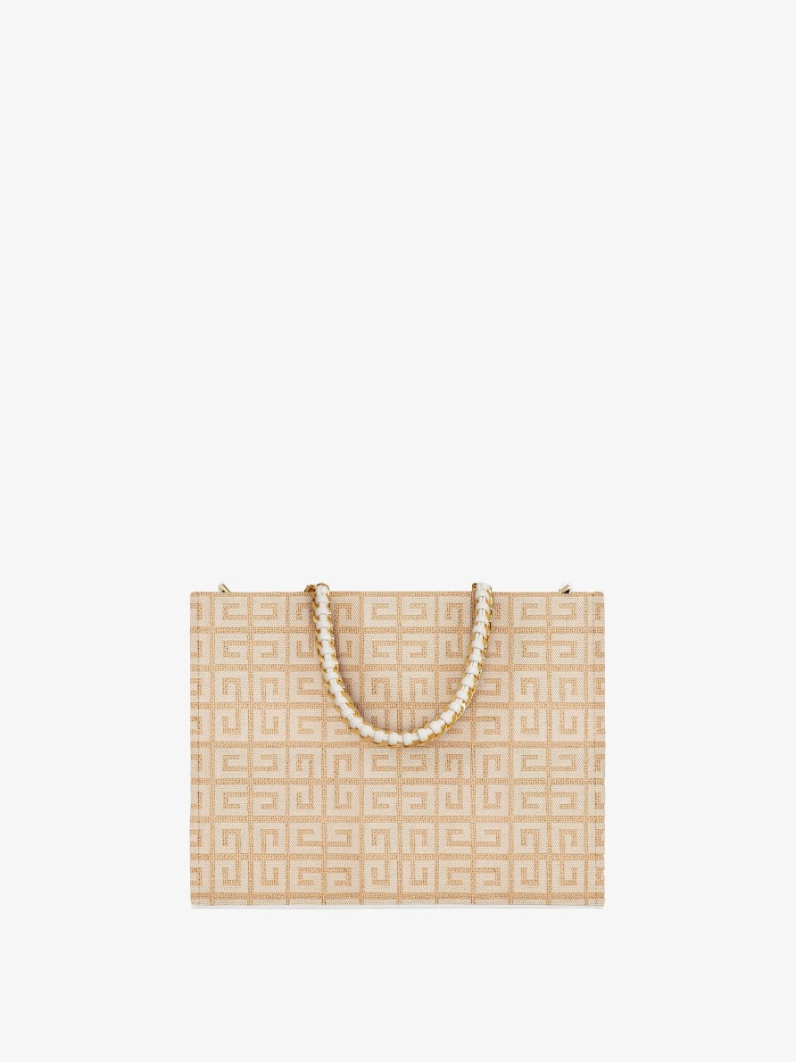 Women Givenchy G-Tote | Small G-Tote Shopping Bag In 4G Jute Natural