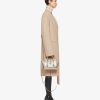 Women Givenchy Jackets & Coats | Coat In Double Face 4G Wool With Scarf Hazel/Beige