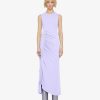 Women Givenchy Dresses | Draped Dress In Crepe Lavender