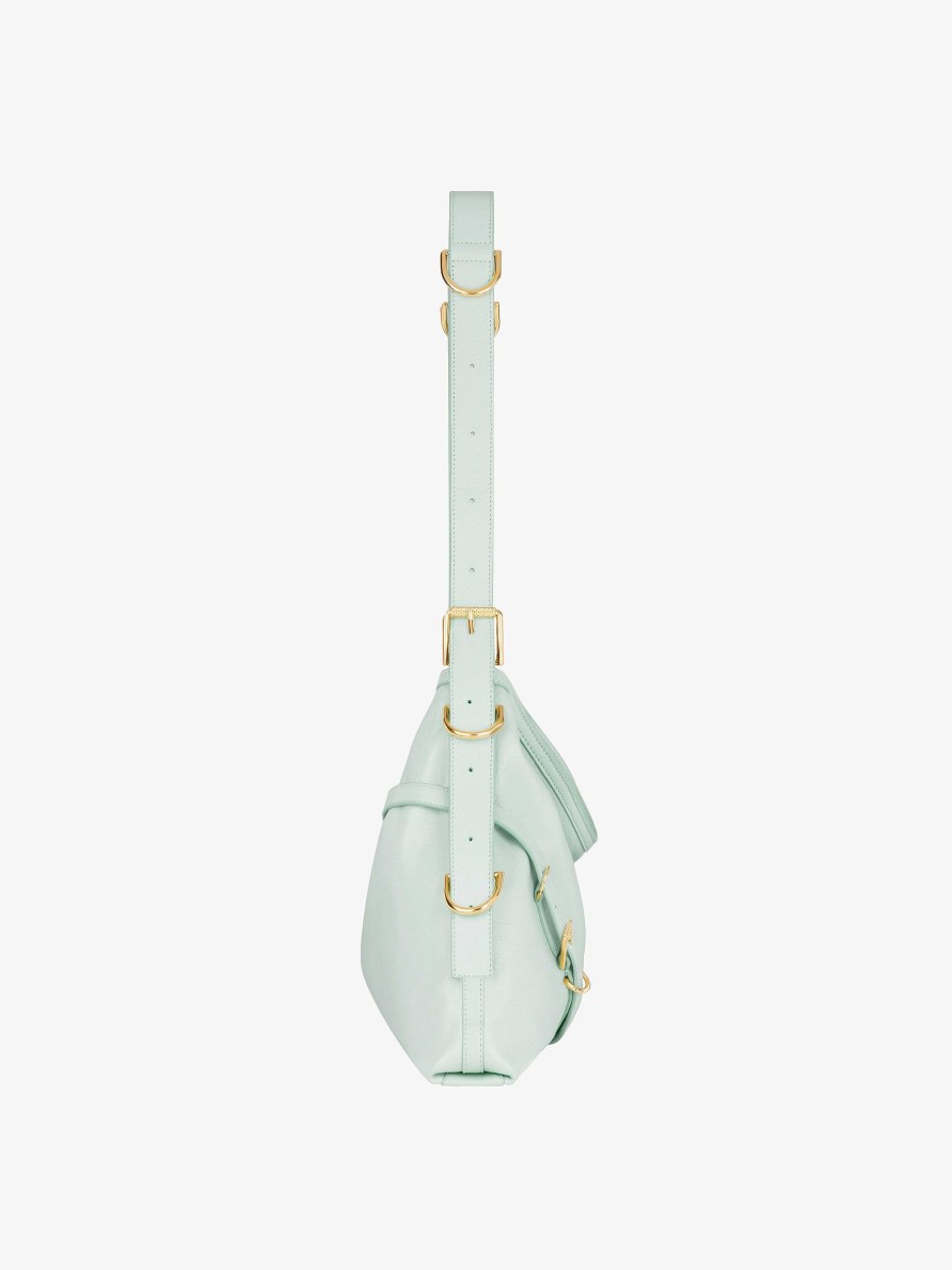 Women Givenchy Voyou | Medium Voyou Bag In Leather Celadon