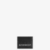 Men Givenchy Small Leather Goods | Card Holder In 4G Coated Canvas And Leather Black