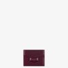 Women Givenchy Small Leather Goods | Antigona Card Holder In Box Leather Oxblood Red