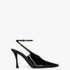 Women Givenchy Heels | Show Slingbacks In Patent Leather Black