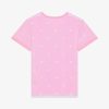 Women Givenchy Girl (4 To 12 Years) | Givenchy Double-Layered T-Shirt In Cotton With 4G Tulle Pink