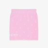 Women Givenchy Girl (4 To 12 Years) | Givenchy Double-Layered Skirt In Fleece With 4G Tulle Pink