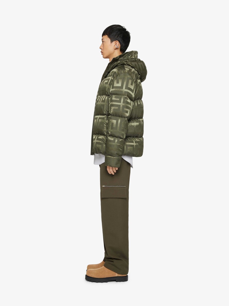 Men Givenchy Outerwear & Blousons | 4G Puffer Jacket Khaki