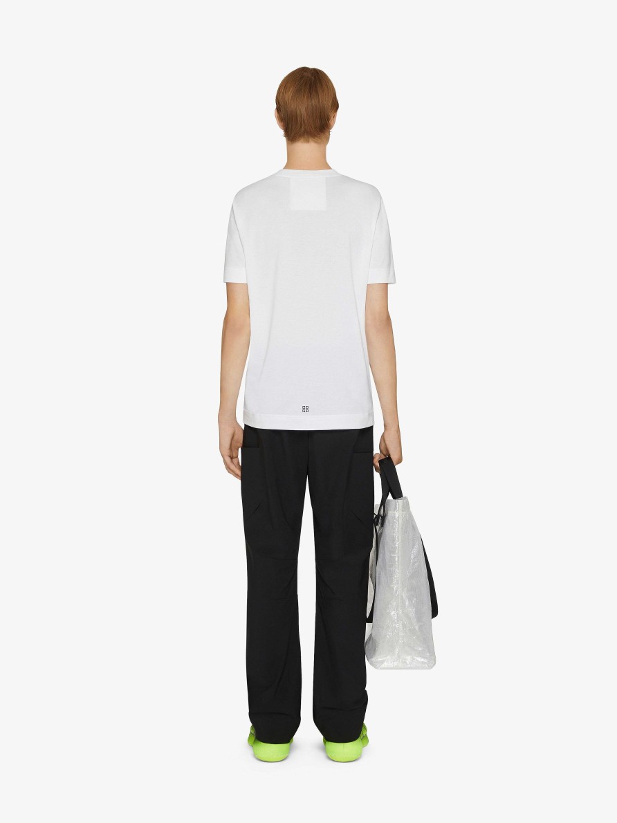 Men Givenchy T-Shirts | Givenchy Archetype Slim Fit T-Shirt In Cotton White