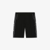 Men Givenchy Shorts | Bermuda Shorts In Fleece With Givenchy Bands Black