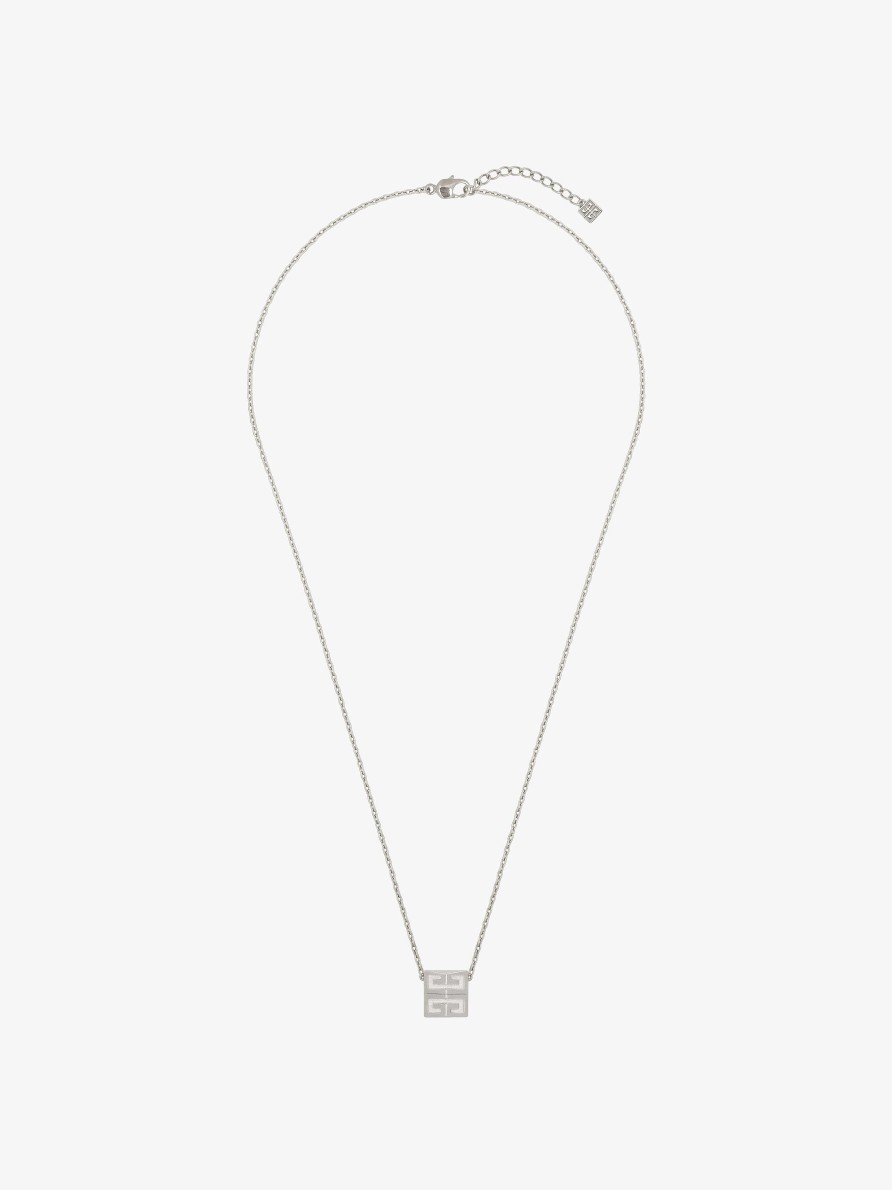 Women Givenchy Jewelry | 4G Necklace In Metal Silvery