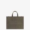 Women Givenchy G-Tote | Medium G-Tote Shopping Bag In Canvas Dark Khaki